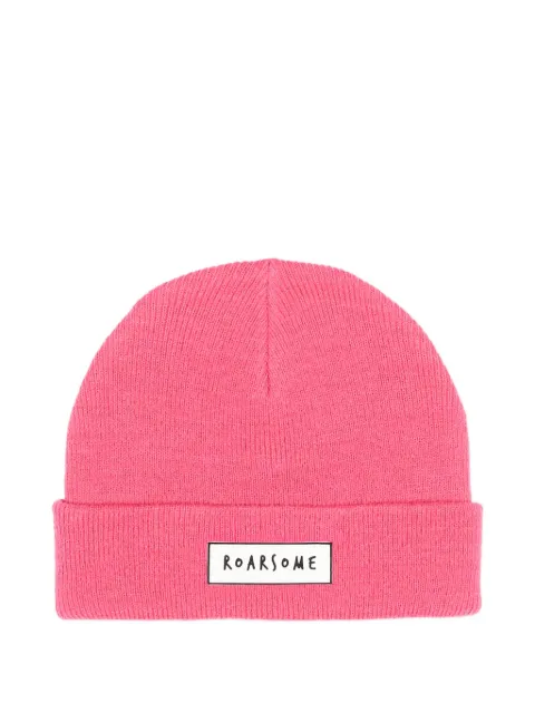 Roarsome gorro tejido con parche del logo