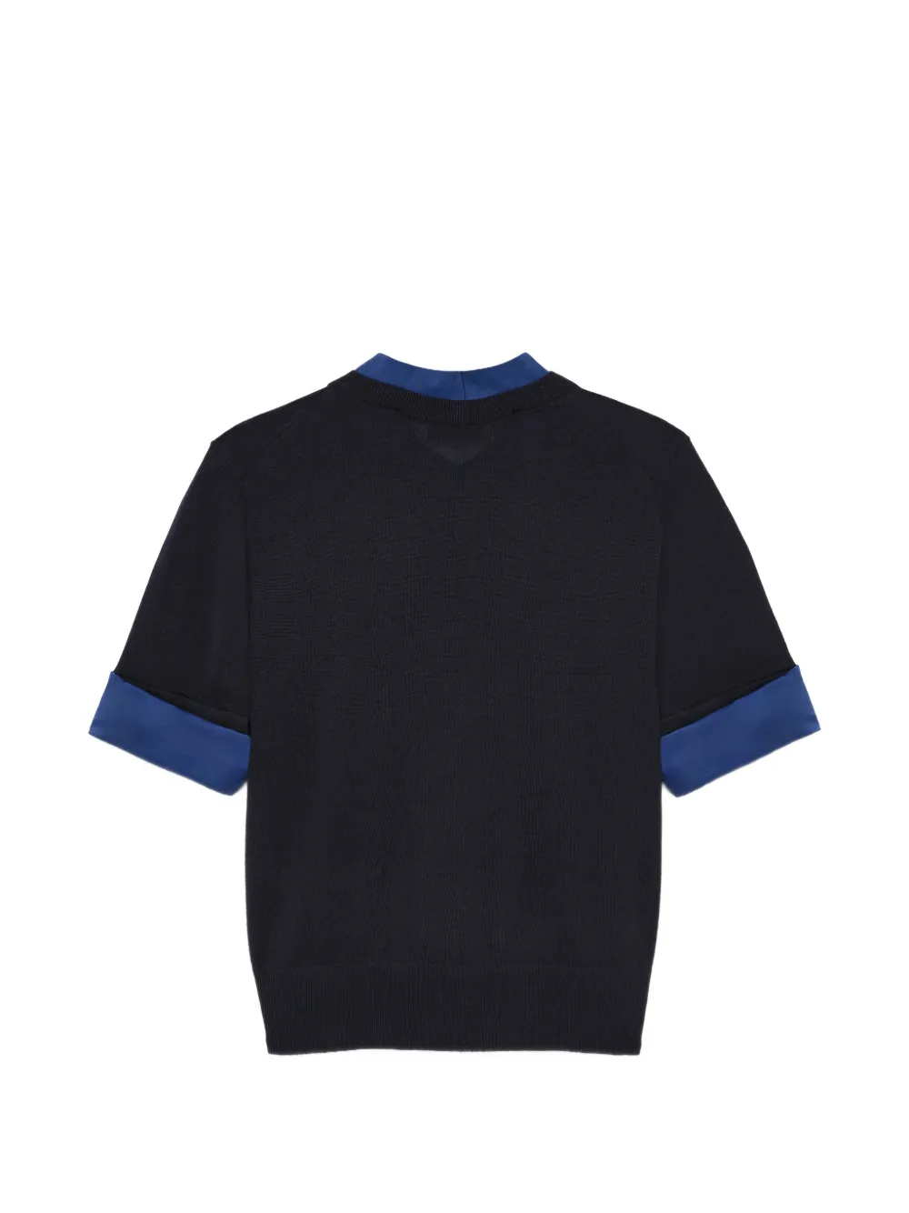 Dorothee Schumacher Chic short-sleeve fine-knit T-shirt Blauw