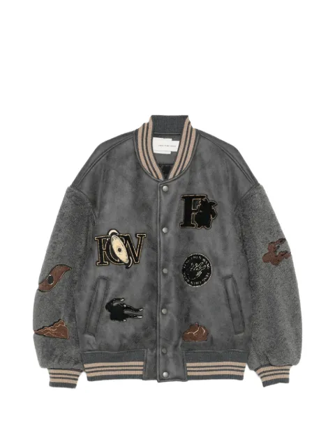 Feng Chen Wang patch-detail bomber jacket