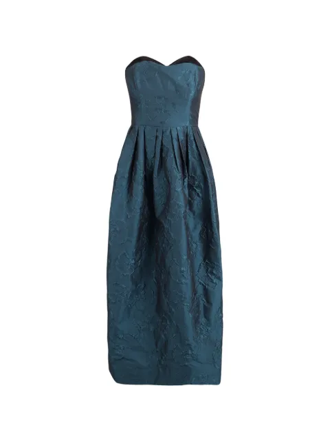 Ulla Johnson Katerina floral-jacquard strapless dress