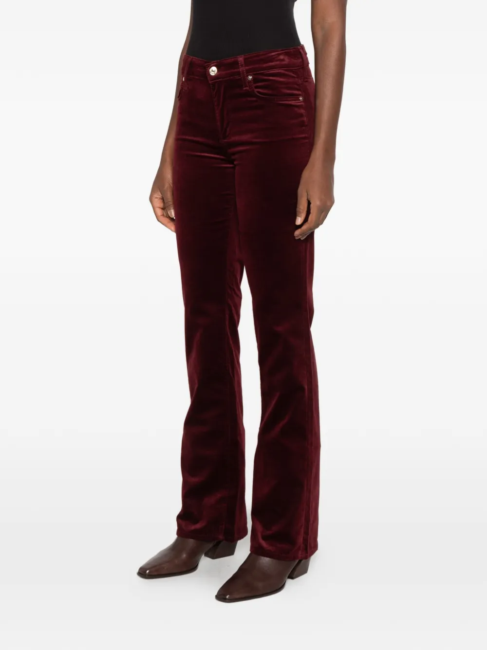 7 For All Mankind The Leggy bootcut jeans Rood