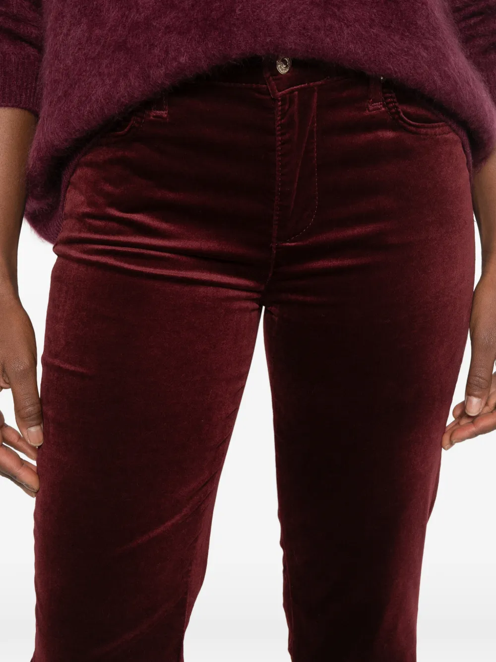 7 For All Mankind The Leggy bootcut jeans Rood