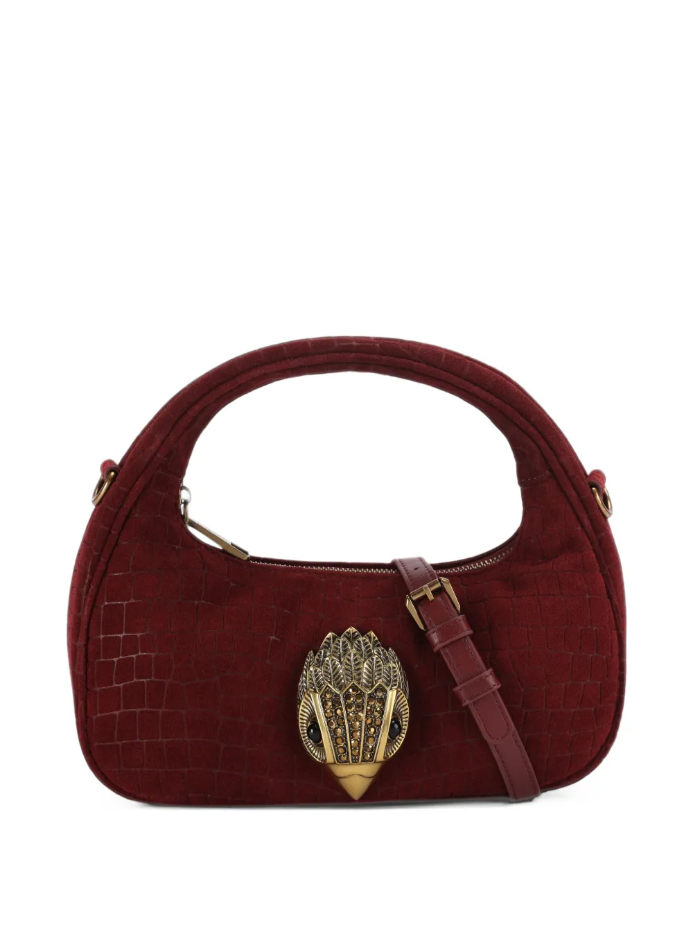Kurt Geiger London Oxford small crescent bag Rood