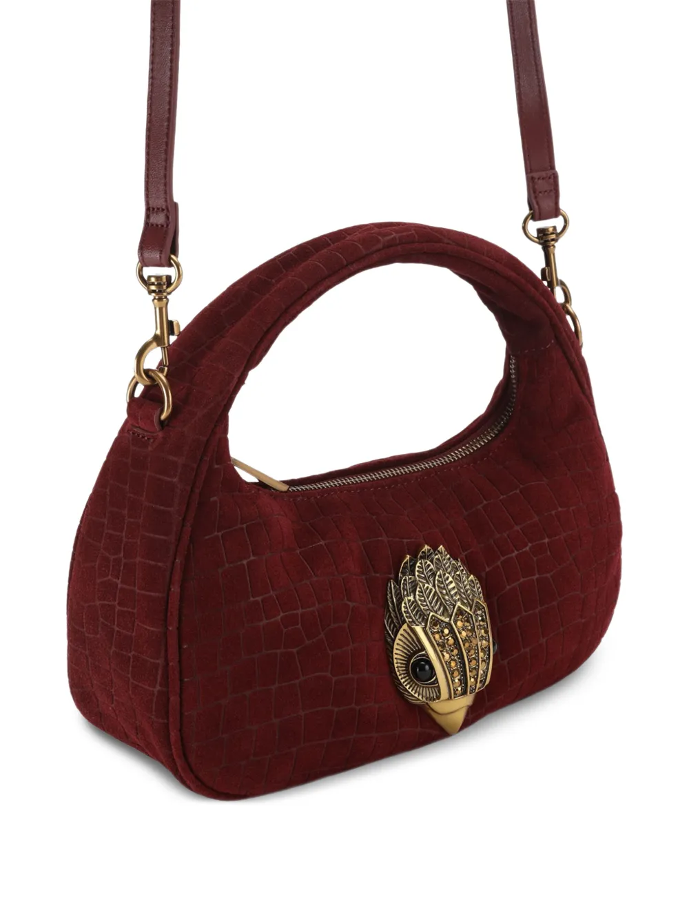 Kurt Geiger London Oxford small crescent bag Rood