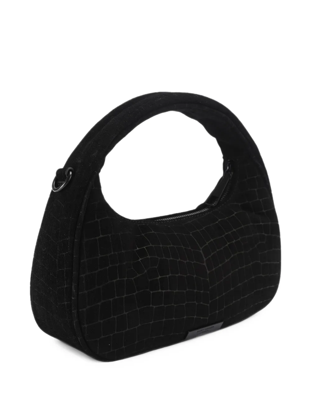 Kurt Geiger London small Oxford Drench Crescent bag Zwart