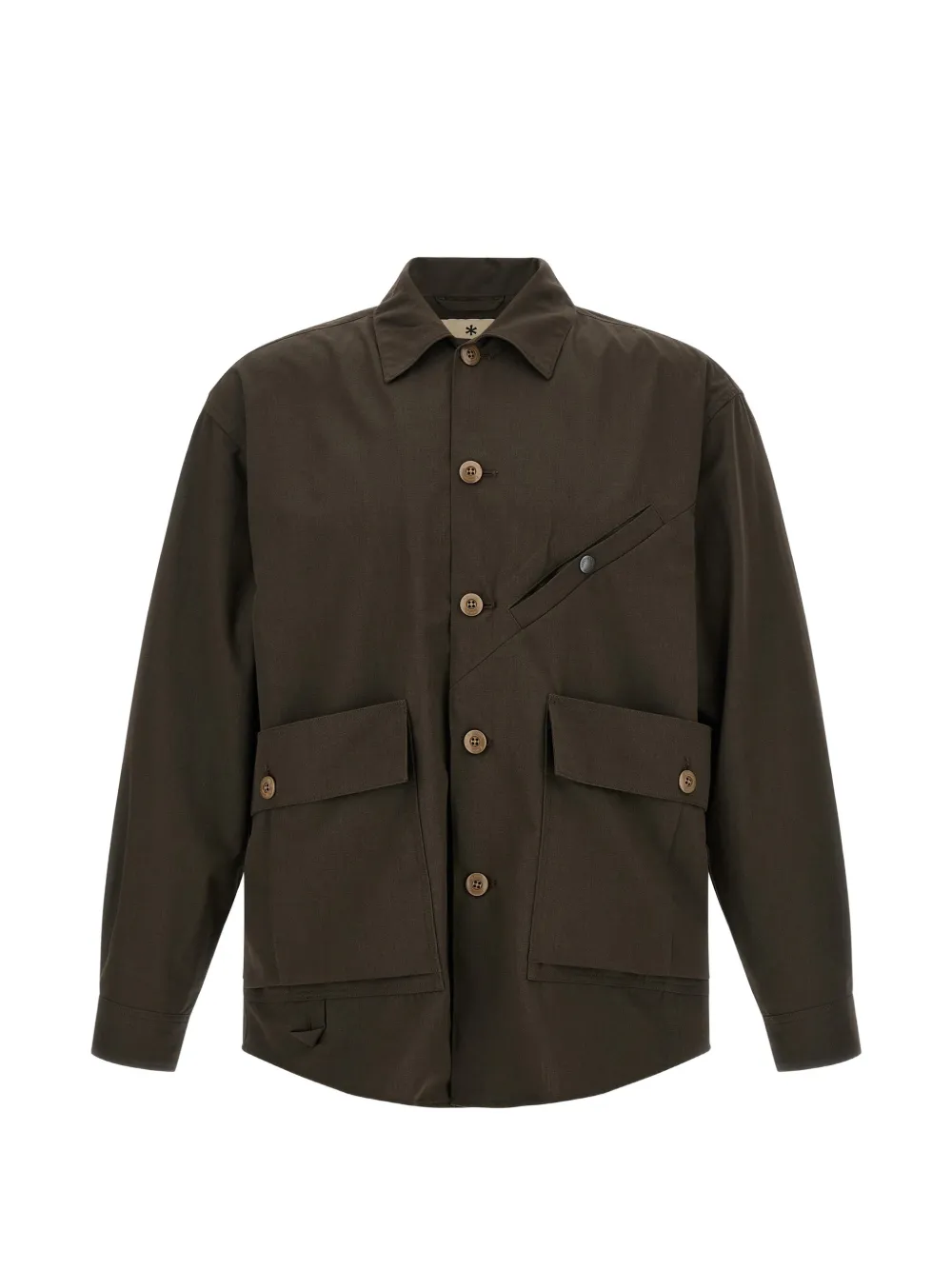 Snow Peak surchemise Takibi à détail de poche - Marron Snow Peak surchemise Takibi à détail de poche - Marron