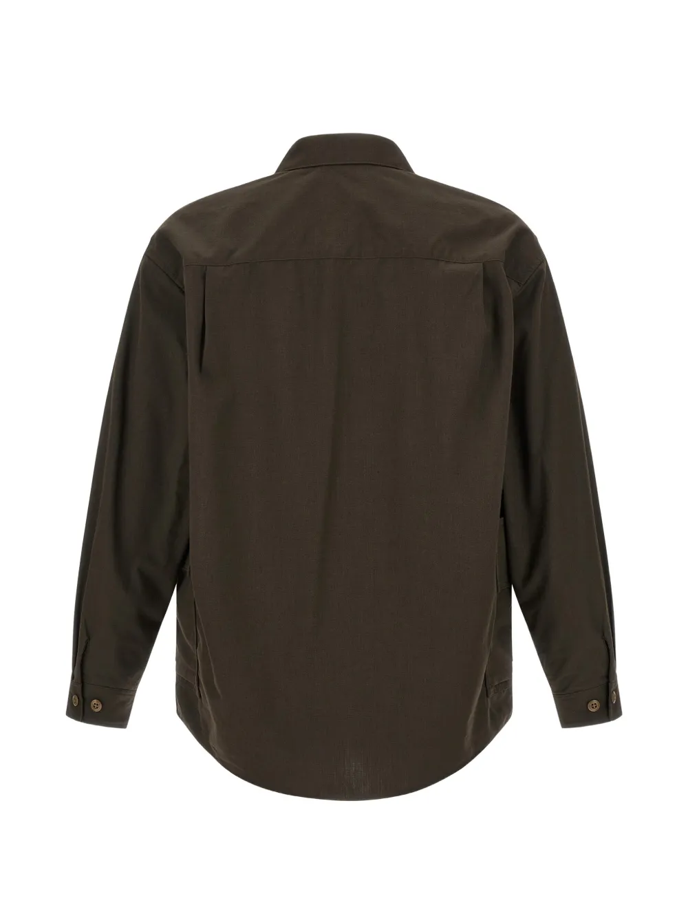 Snow Peak Takibi shirtjack met zakdetail Bruin