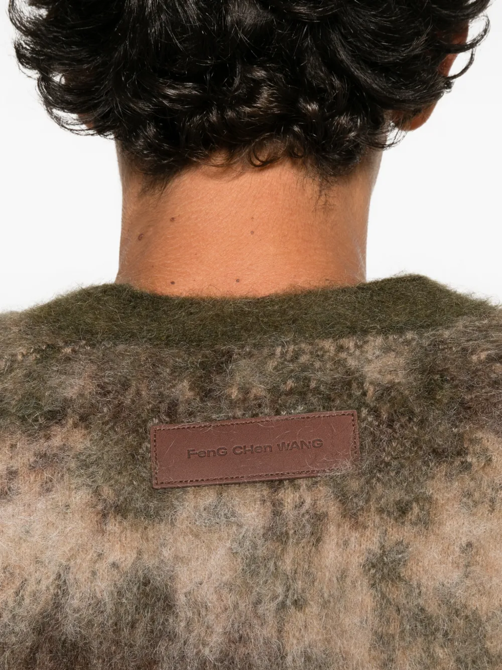 Feng Chen Wang Gebreid vest Groen