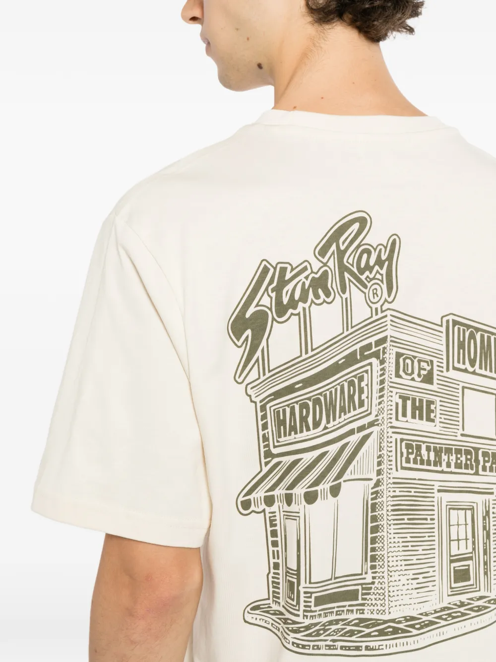 stan ray Old Time Service tee Beige