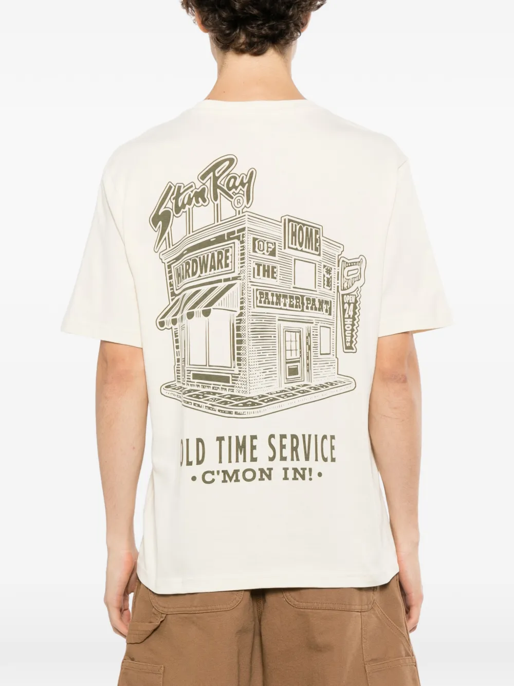 stan ray Old Time Service tee Beige