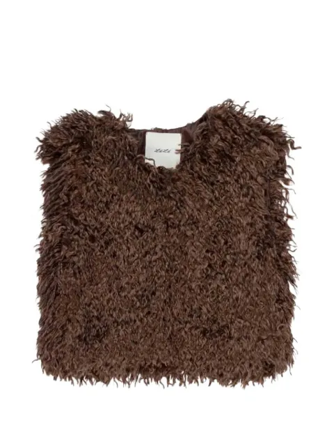 Miss Grant Kids gilet en fourrure artificielle
