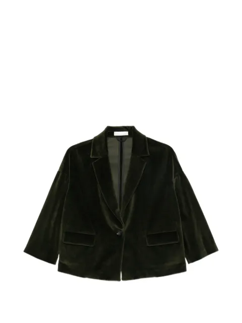 Circolo 1901 velvet single-breasted jacket
