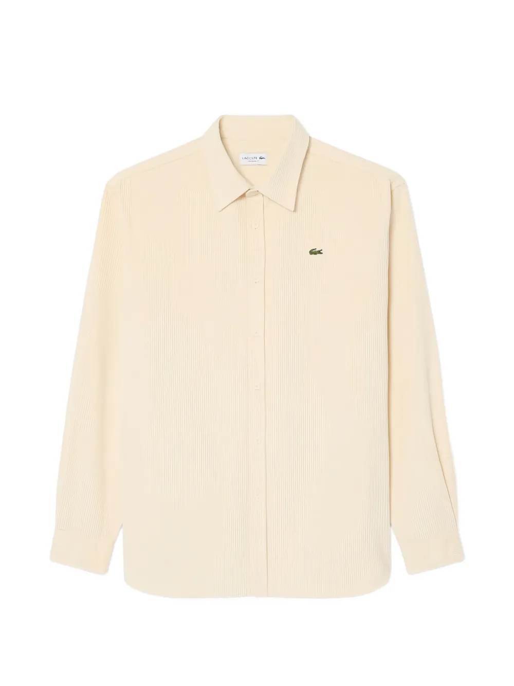 Lacoste regular-fit corduroy shirt - Toni neutri