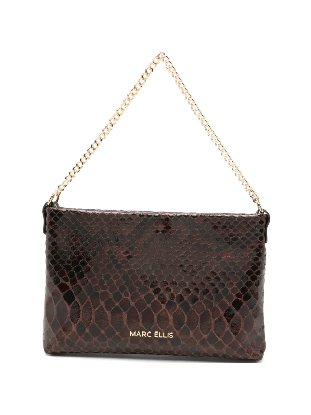Marc Ellis snakeskin-effect tote bag Bruin