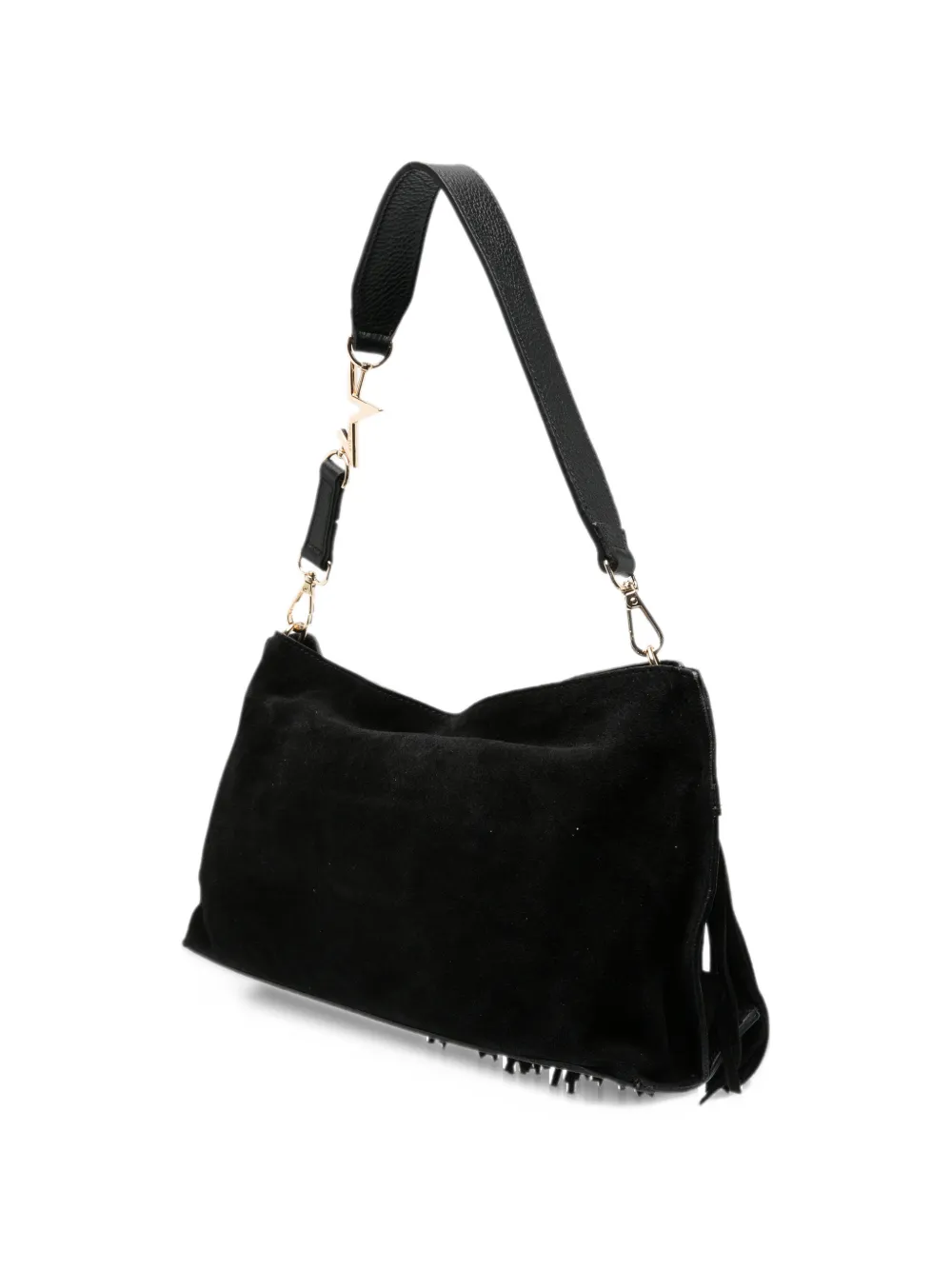 Marc Ellis medium Dakota fringe-detail shoulder bag Zwart
