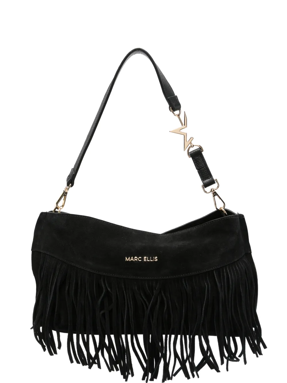 Marc Ellis medium Dakota fringe-detail shoulder bag - Nero
