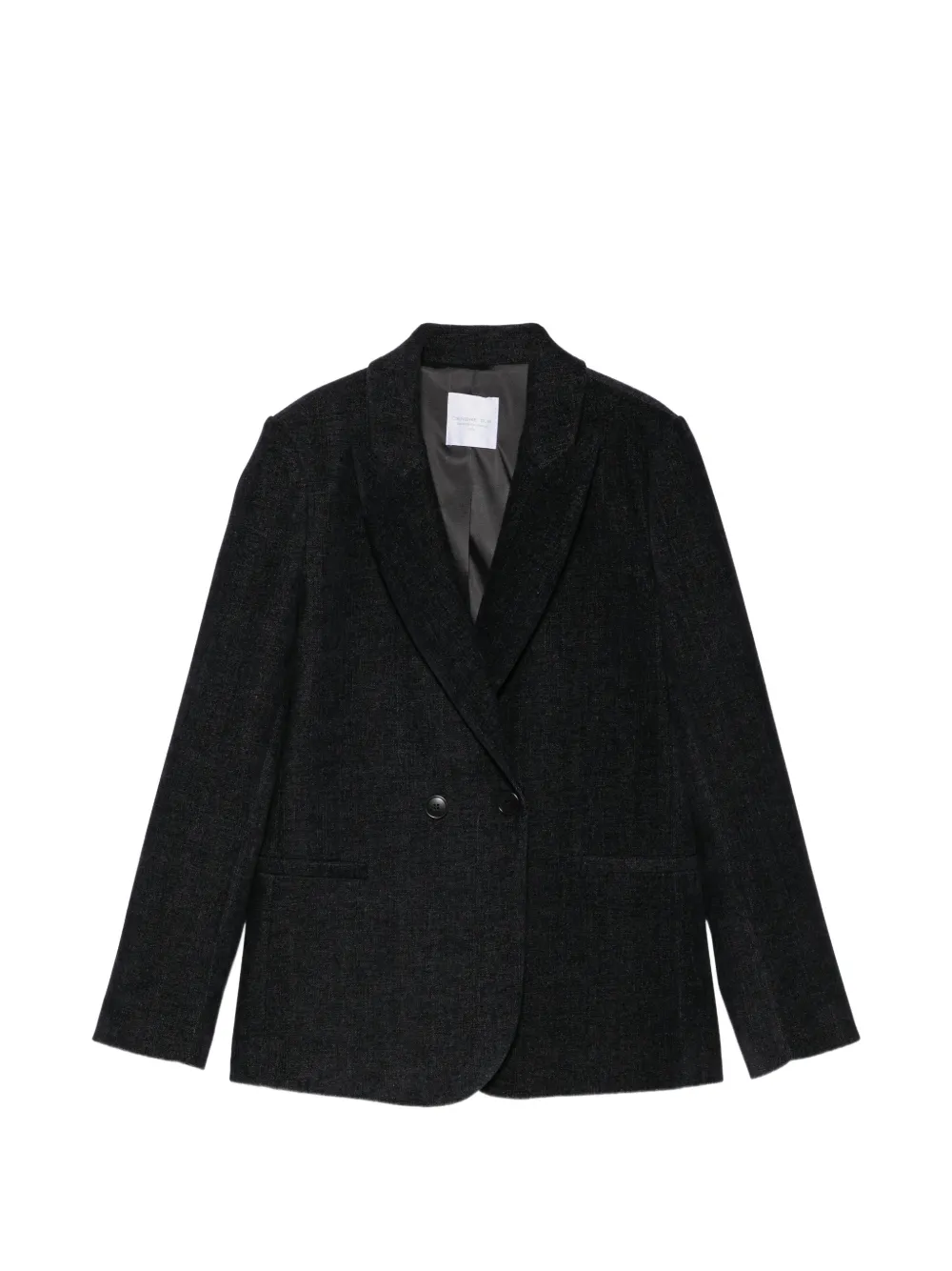 Cenere GB double-breasted shawl-lapel jacket - Blue