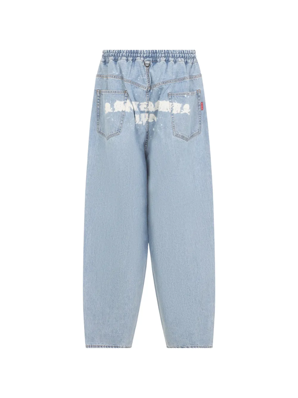 Mastermind Japan skull-print drawstring jeans Blauw
