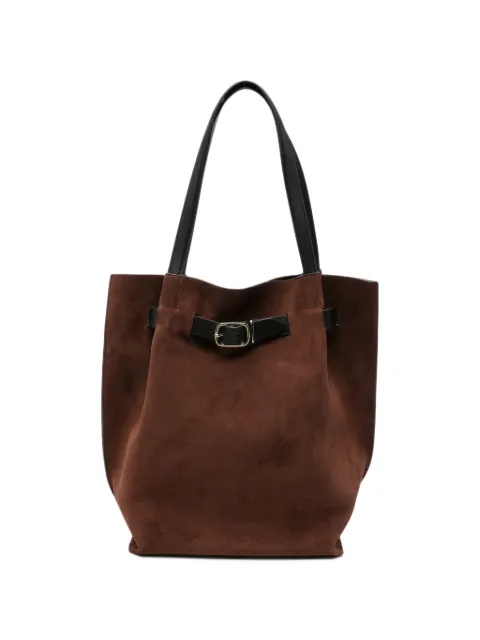 Paul Smith buckle-detail suede tote bag