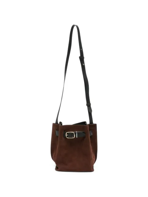 Paul Smith buckle-detail suede shoulder bag