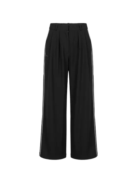 Lacoste logo-patch side-stripe trousers