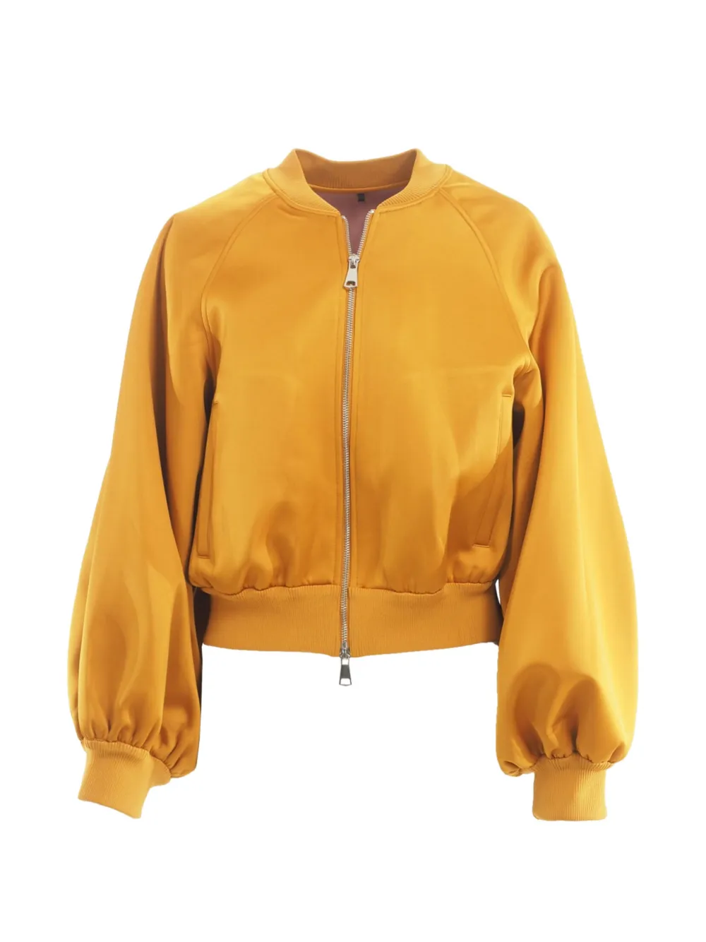 Essentiel Antwerp veste bomber à fermeture zippée - Jaune