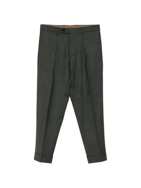 Berwich Chiaia pleated turn-up trousers