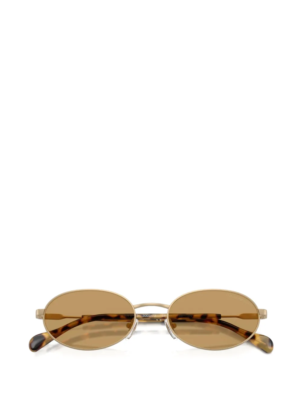 Emporio Armani oval-frame sunglasses Goud