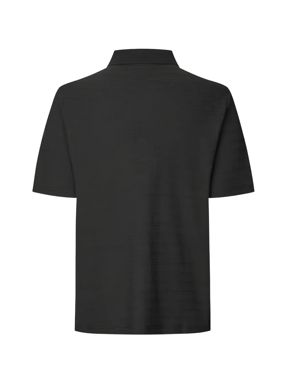 SAMSOE Sajase textured polo shirt Zwart