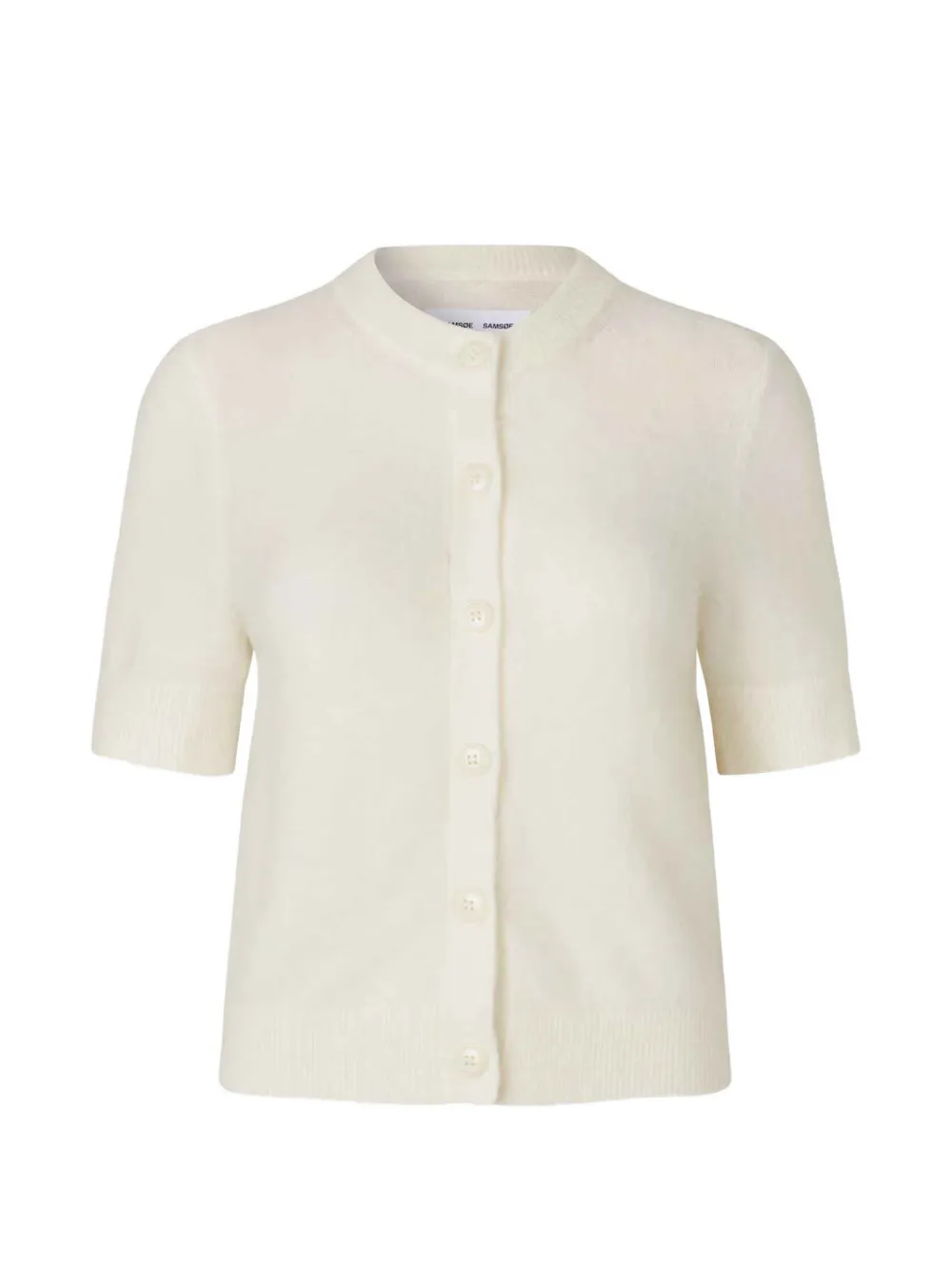 SAMSOE Sanoura vest met korte mouwen Wit