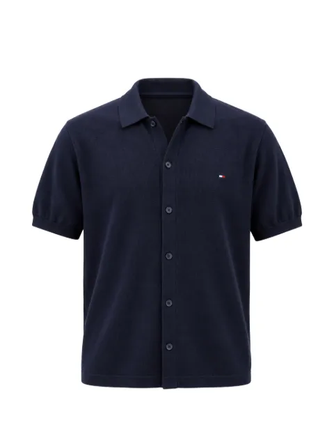 Tommy Hilfiger logo-embroidered short-sleeve shirt