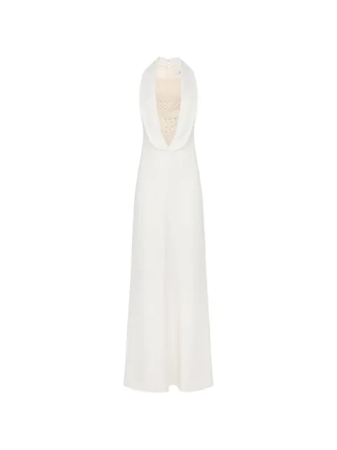Elisabetta Franchi Kristallverziertes Maxikleid