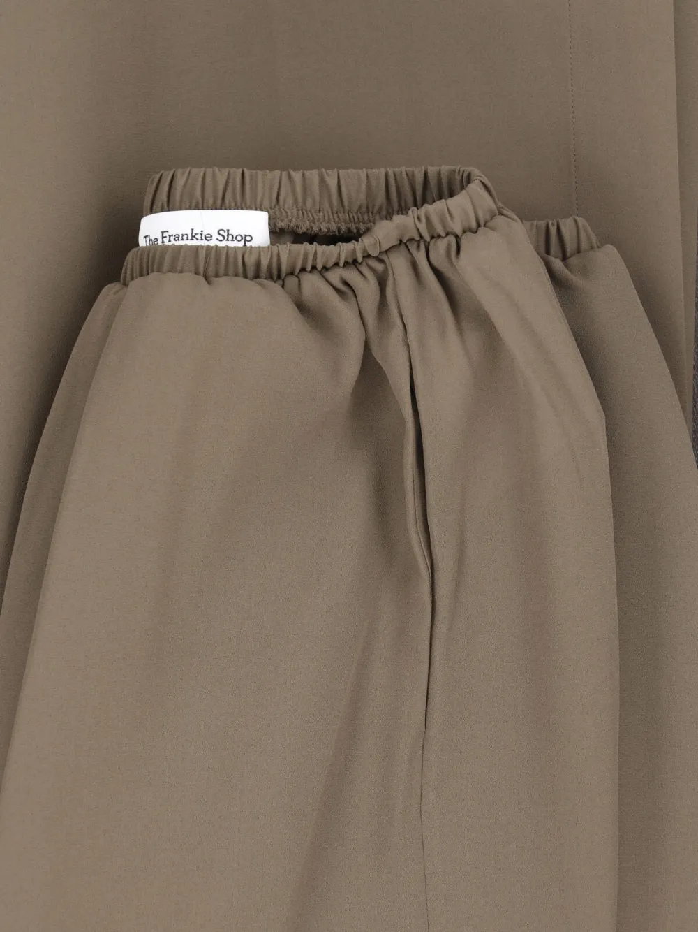 The Frankie Shop Maxi-rok met elastische taille Beige