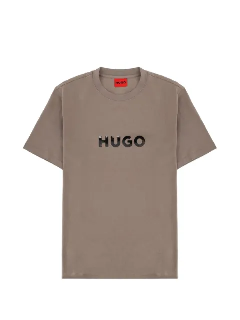 HUGO Dumeo tortoise-logo T-shirt in cotton jersey