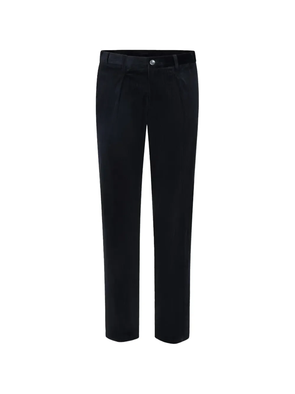 Profuomo corduroy pleated trousers - Blau