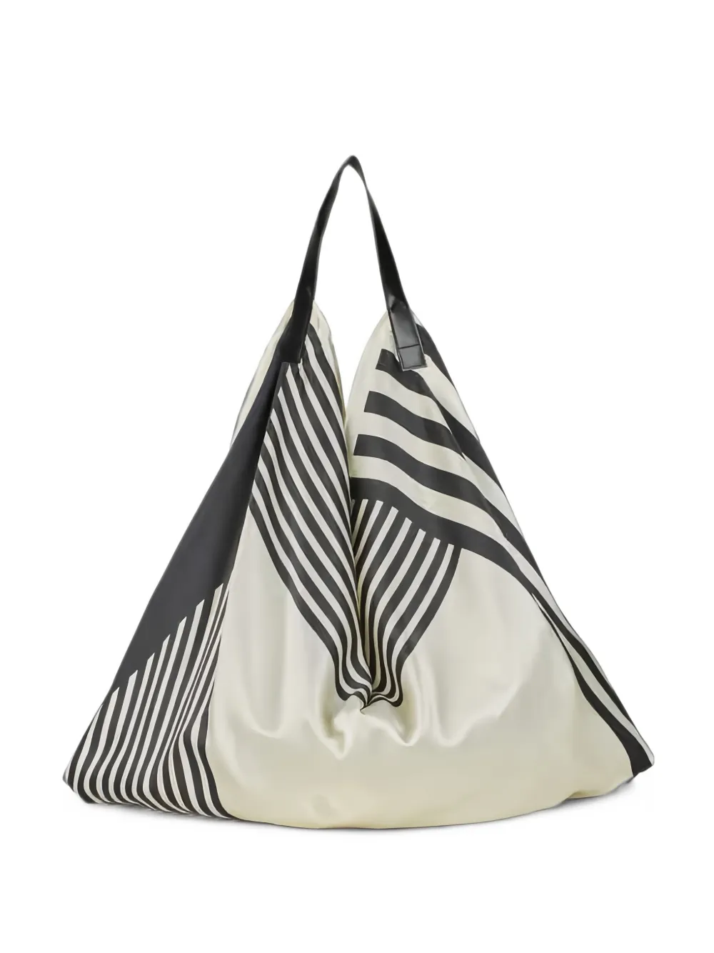 SAMSOE SAMSOE Saelli striped shoulder bag - Nude