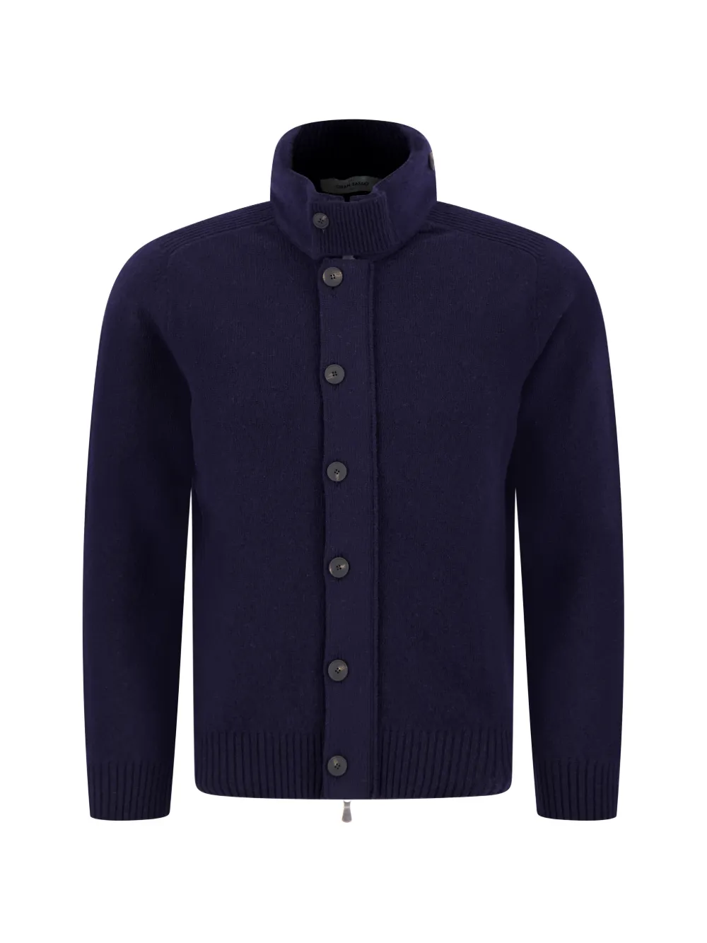 Gran Sasso ribbed-knit cardigan - Blau
