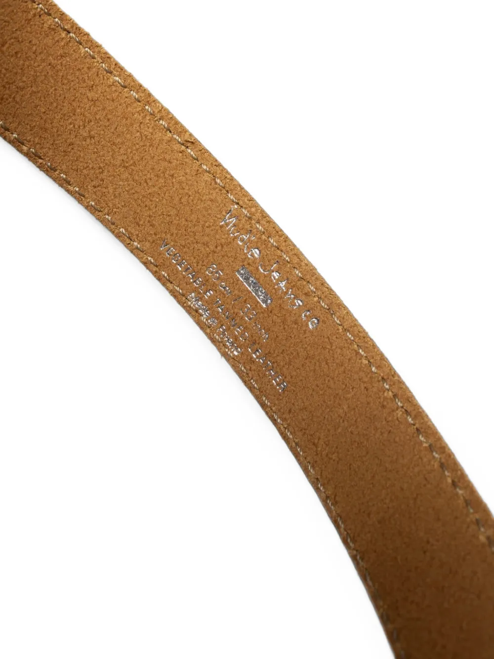 Nudie Jeans Western suède riem Bruin