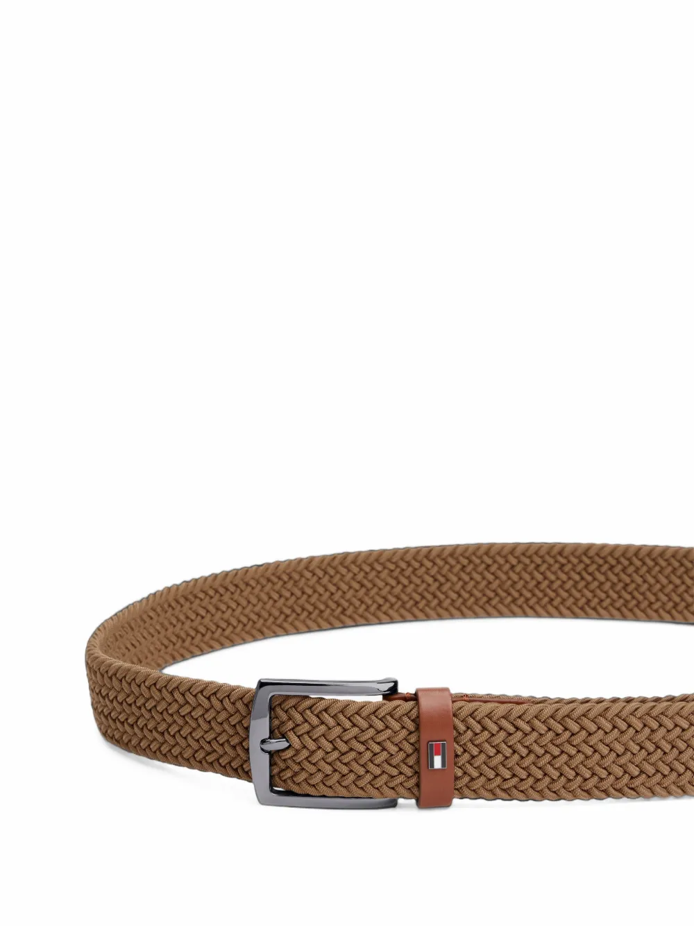 Tommy Hilfiger woven Denton belt Bruin