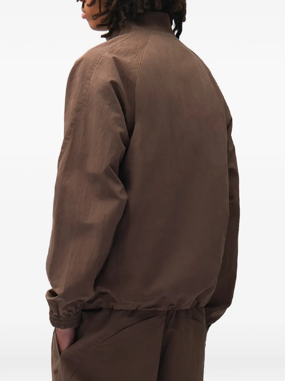 Arte Antwerp Uniform jack met geborduurd logo Bruin