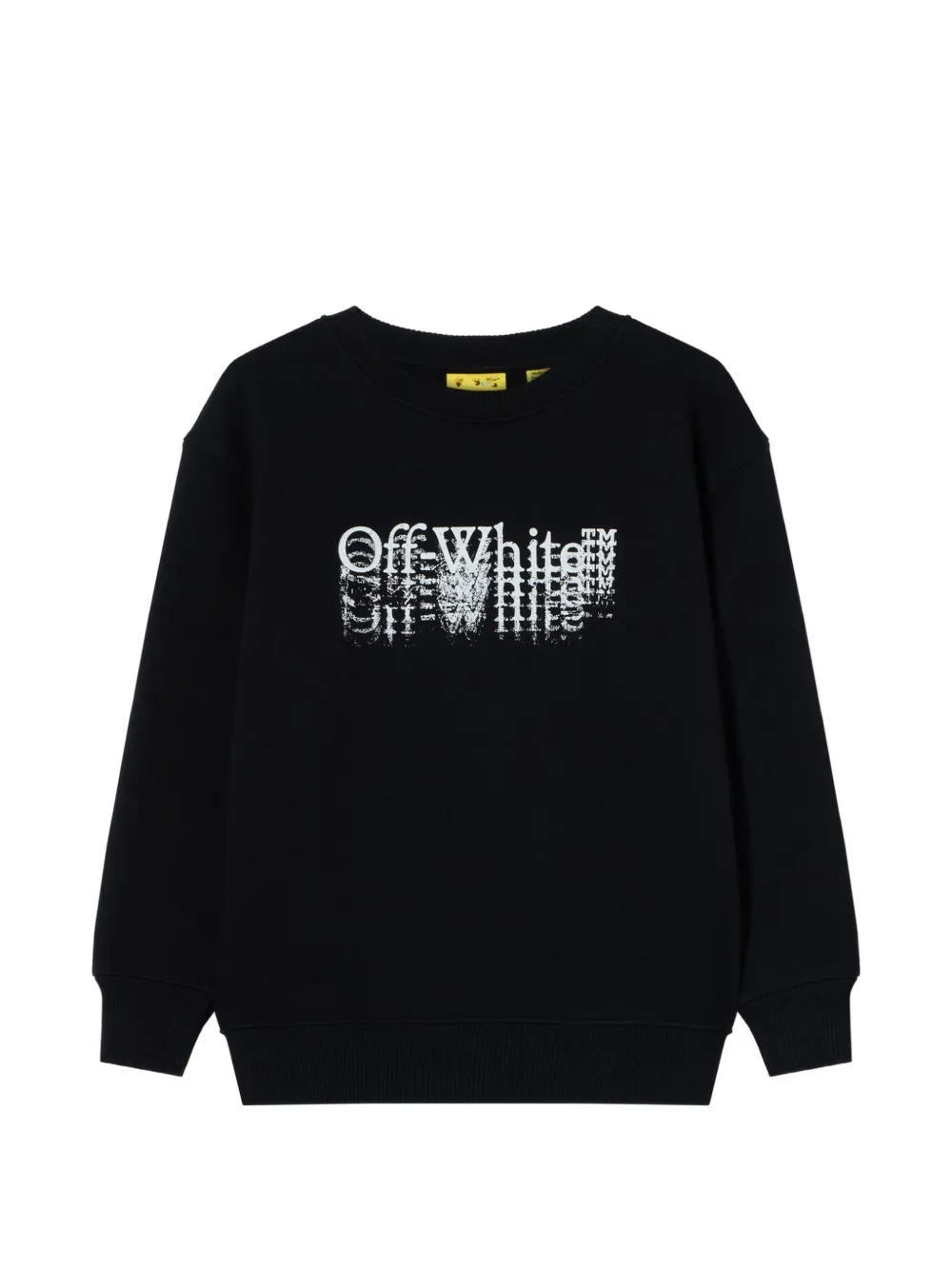 Off-White Kids Big Bookish Stamp sweatshirt Zwart