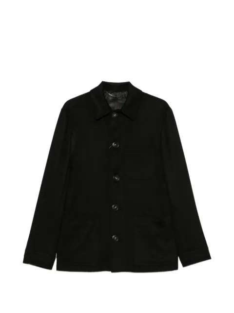 Canali кашемировая куртка на пуговицах