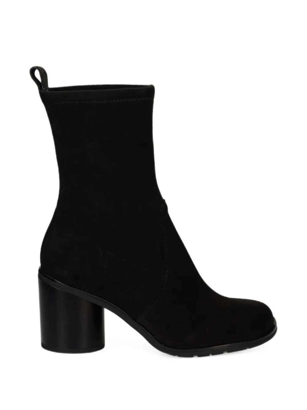 PONS QUINTANA bottines à talon épais 80 mm - Noir