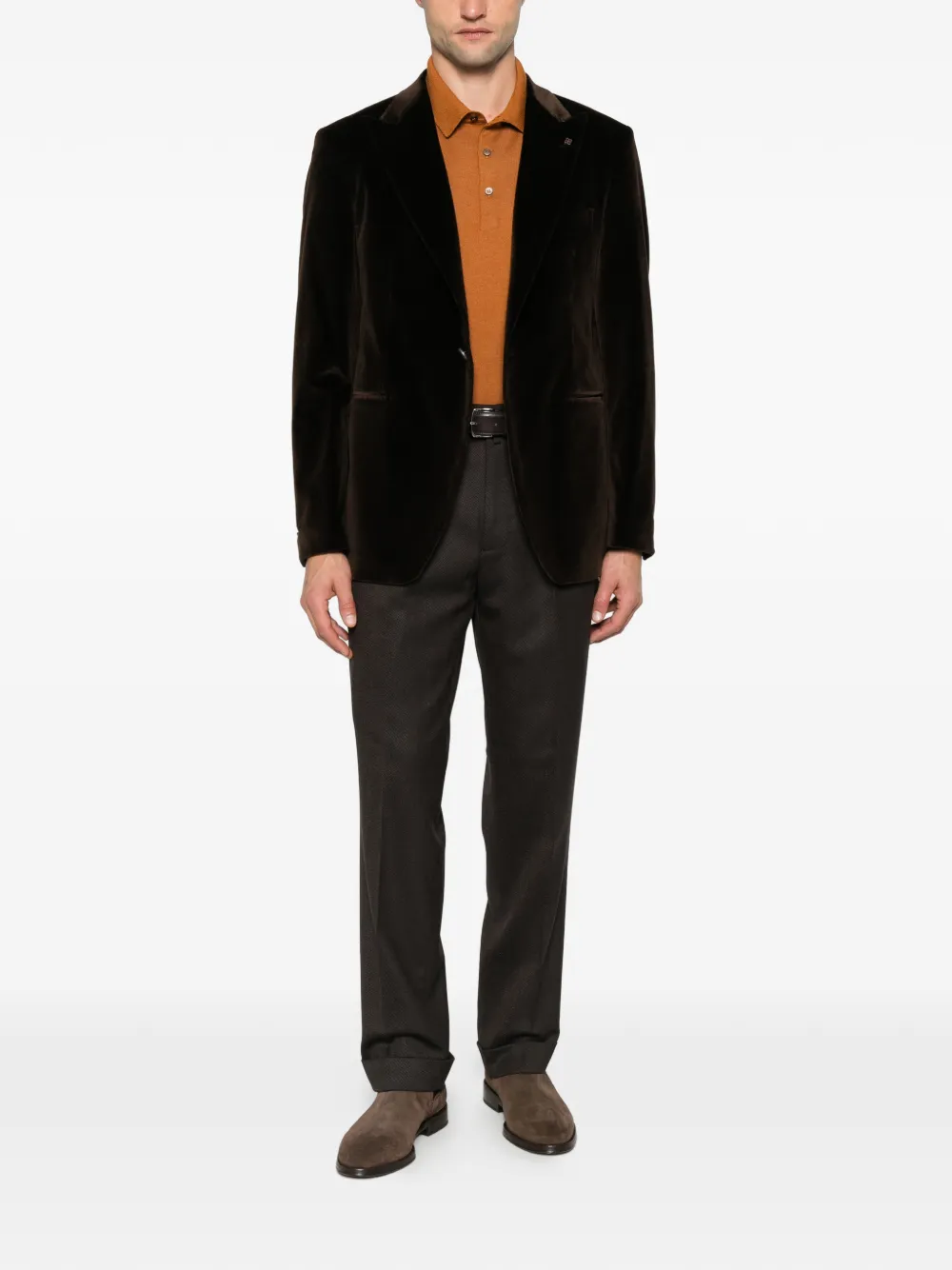 Berwich Negroni pleated trousers - Braun