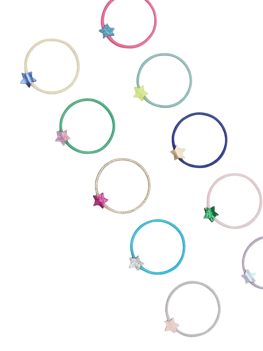 mimi & lula star-patch hair ties Beige