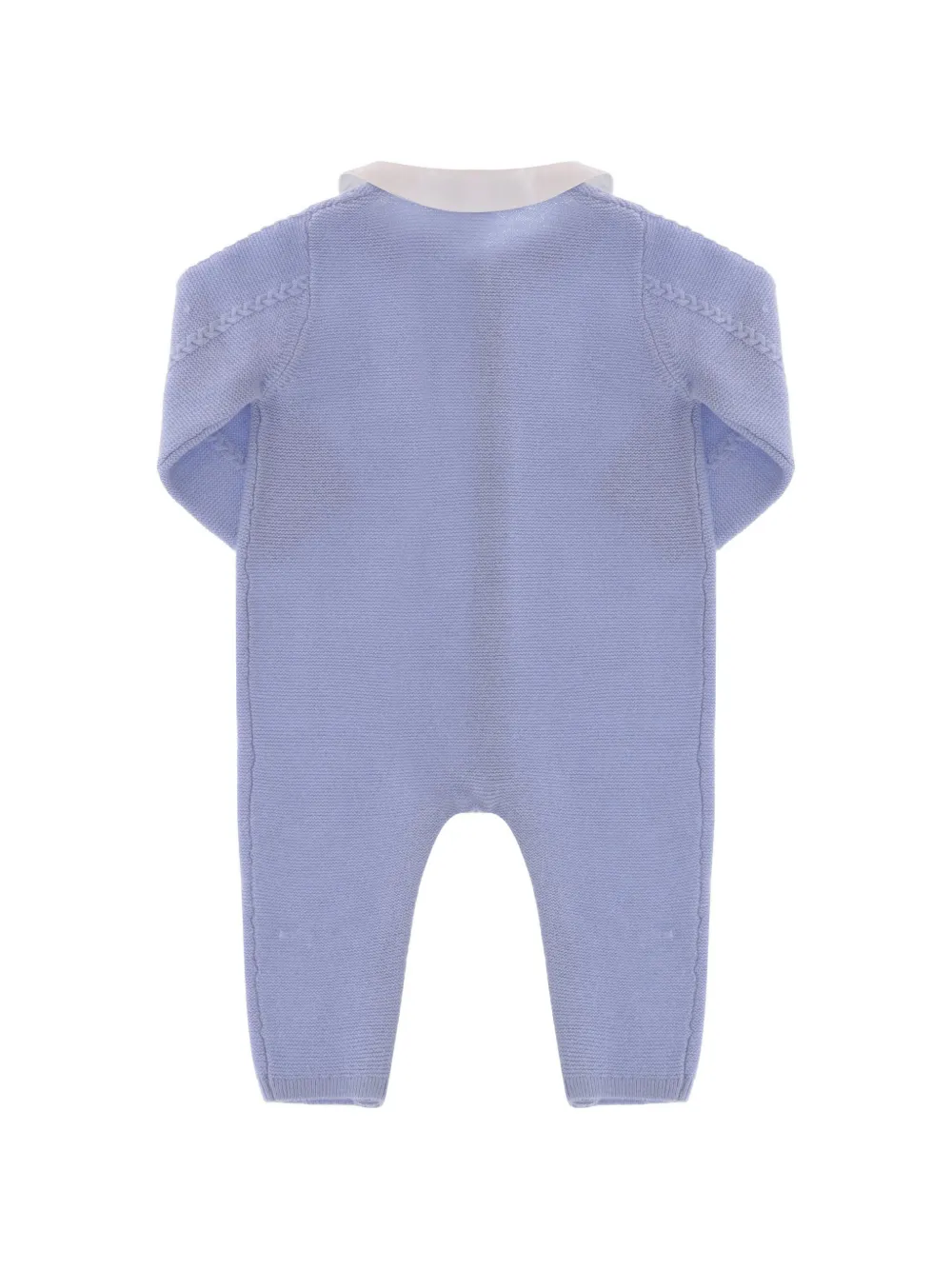 Tartine Et Chocolat Kabelgebreide onesie met borduurwerk Blauw