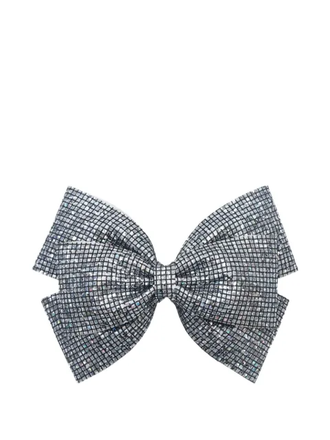 mimi & lula Giant glitter-embellished bow hair clip