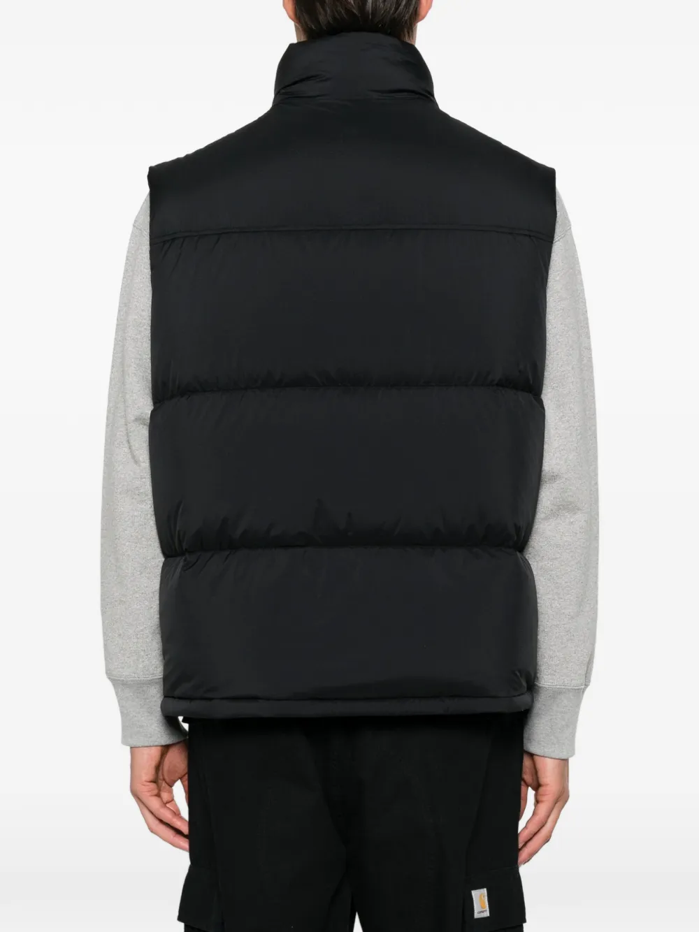 Moose Knuckles Everest logo-patch gilet Zwart