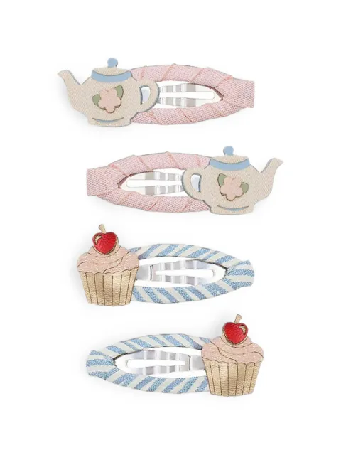 mimi & lula hårspænder med tekande og cupcake