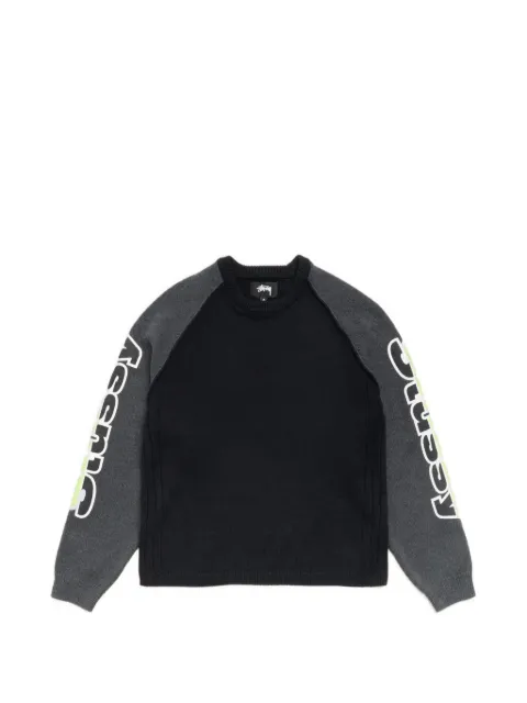 Stüssy logo-print raglan-sleeves sweatshirt